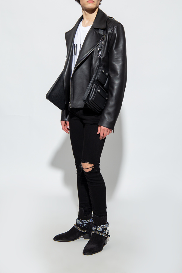 SchaferandweinerShops | Amiri 'Bandana' heeled ankle boots SchaferandweinerShops | Amiri 'Bandana' heeled ankle boots